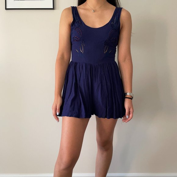 Blue Romper from LF - Picture 1 of 4
